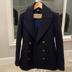 Burberry wool coat(navy)